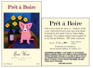 Amuse Bouche LLC Pret a Boire Wine Trademark